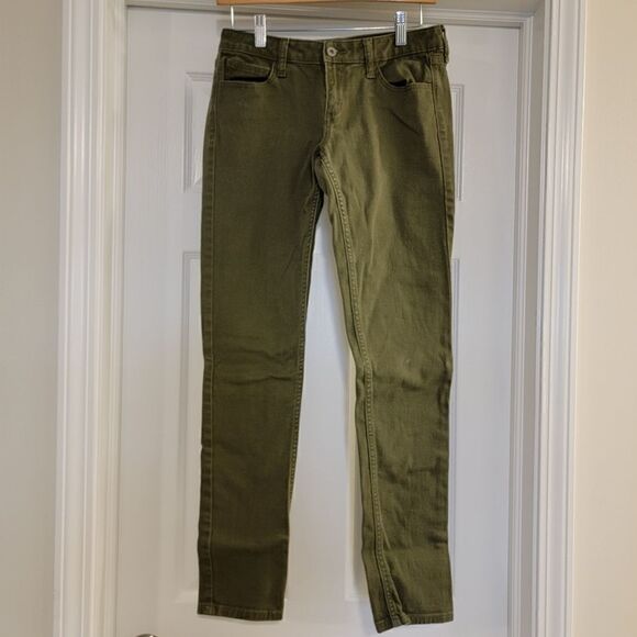 Arizona Army Green skinny Jeans size 7 - Picture 1 of 3